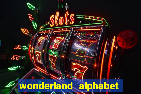 wonderland alphabet comic studio